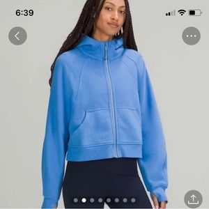 BLUE NILE Lululemon oversized scuba full zip